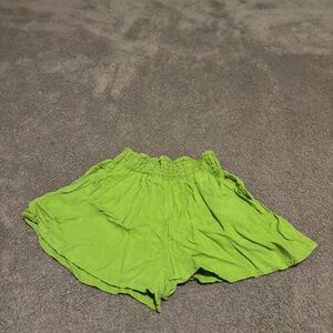 Wild Fable Green Flowy Shorts